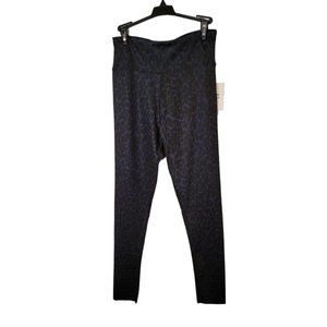 Halston Size Medium Women's Leggings Animal Print Full Length NWT